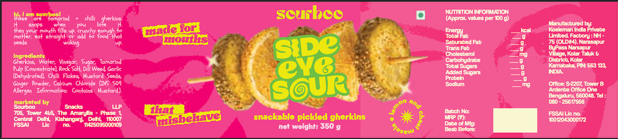 product packaging strip